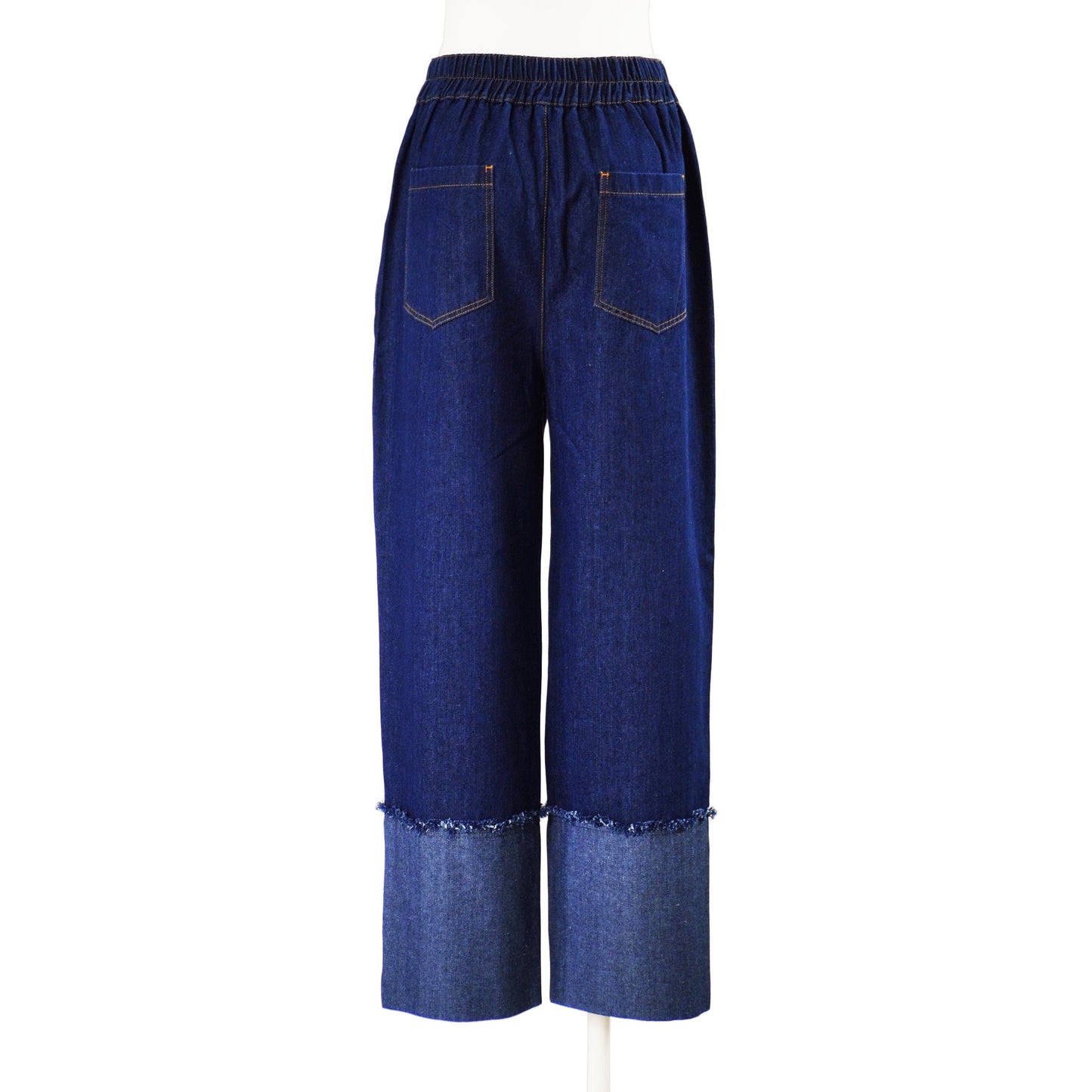 COMFORTABLE ROLLUP DENIMーBLACK
